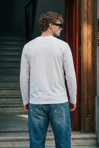 Custom Logo <b>Men</b> <b>Long</b> <b>Sleeve</b> <b>T</b> <b>Shirt</b> Wholesale Heavyweight Cotton Crew Neck Sweatshirt OEM Plain Blank Pullover Direct Factory - Product Image 6