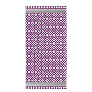 100% Organic Cotton Fouta <b>Towel</b> Oversized Beach <b>Towel</b> Customized 100% Turkish Printed Beach <b>Towel</b> With Pom-Pom. - Product Image 2