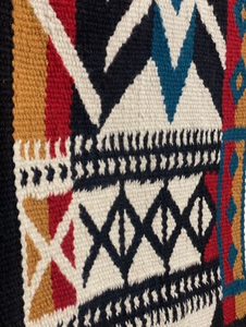 Couverture de selle en laine tissée à la main pour cavaliers cow-boy, chevaux de ranch, équitation en trail, concours hippique, entraînement et équipement équestre - Product Image 2