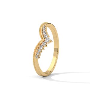 Elegante Anillo de Oro con Diamante Cultivado en Laboratorio, Joyería Fina Inspirada en la Eternidad, para Mujer, Aniversario de Bodas y Regalos - Product Image 2