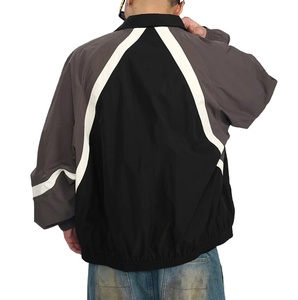 Servicio OEM, Artículo Más Vendido, Chaqueta Cortavientos Personalizada con Cremallera Completa, Chaqueta Cortavientos de Alta Calidad para Hombre con Estampado Personalizado - Product Image 2