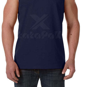 Chaleco Deportivo Informal de Punto Transpirable con Logotipo Personalizado para Hombre, para Fisicoculturismo, Deportes, Duradero, Ligero, de Algodón - Product Image 6