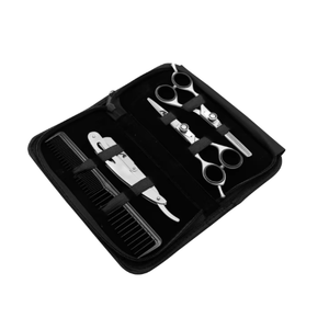 Kit de ciseaux à effiler professionnels en acier inoxydable pour la coupe de cheveux, outils de salon de coiffure, à vendre - Product Image 1