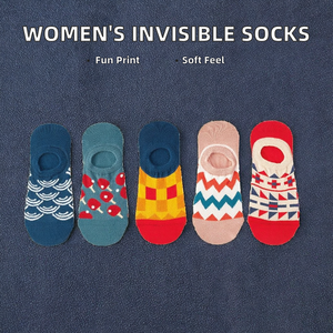 Chaussettes de sport en coton pour hommes avec logo personnalisé, motif dessin animé, respirantes, légères, absorbant la transpiration, idéales pour l'automne - Product Image 2