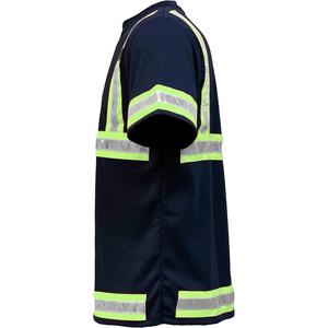 Camisetas de Trabajo de Manga Corta Reflectantes de Alta Visibilidad para Hombre, Resistentes al Fuego - Product Image 2