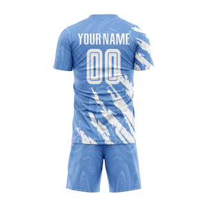 Uniforme de Fútbol Personalizado, Transpirable, 100% Poliéster, Jersey y Pantalones Cortos de Alto Rendimiento para Equipos Unisex de Adultos, Competencia y Entrenamiento - Product Image 2