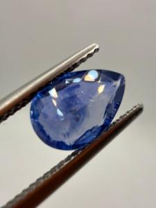 Natural Royal Blue Sapphire Pear Cut 2.02CT 10x7x4MM Loose Polished Faceted Gemstone Color Play Ceylon for Collector/Jewellery - Product Image 6