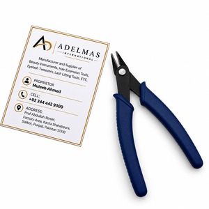 Alicates Cortadores de Extensiones de Cabello con Logotipo Personalizado, de Acero Inoxidable, con Mango Negro, Herramienta para Cortar Extensiones de Queratina - Product Image 1