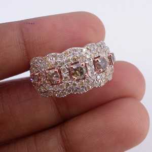 Diamond Engagement <b>Rings</b> 1.82 Ct Round Cut Natural Diamond Engagement Wedding <b>Ring</b> for <b>Women</b> 925 Sterling Silver Fine Jewelry - Product Image 4