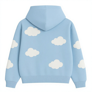 Sudadera con capucha personalizada para mujer, con cremallera completa, de algodón y forro polar, estilo informal, cálida, cómoda para uso diario, OEM ODM - Product Image 4