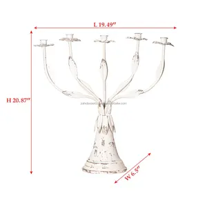 Bougeoir en métal de luxe moderne pour la décoration intérieure haut de gamme, Noël, mariage, bougeoir en fer fait main exclusif, Zahid Exports - Product Image 4