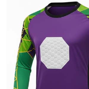 Uniformes de Portero de Fútbol Unisex, Conjunto Profesional, Acolchado Grueso, Estampado, Tallas Grandes, Camiseta y Pantalones Cortos de Secado Rápido - Product Image 5