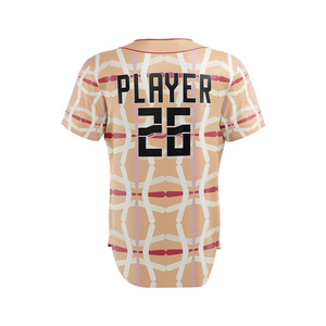 Camisetas de Béisbol Universitarias Personalizadas al por Mayor con Logotipo y Nombre del Equipo para Mujer, Tejido de Malla Transpirable, Antibacteriano, Impresión en Relieve - Product Image 6