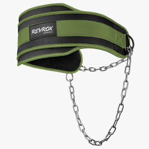 เข็มขัดดิปนีโอพรีนลายพรางแบบหนาพิเศษ ปรับน้ำหนักได้ สำหรับฝึกดึงข้อและดิป พร้อมโซ่เหล็กแข็งแรง ปกป้องเอว - Product Image 2