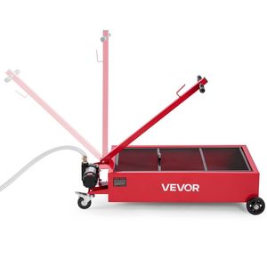 Vasca di raccolta olio mobile da 17 galloni con pompa elettrica, tubo da 2,2 m, maniglia pieghevole - Vasca olio a basso profilo a prova di perdite - Product Image 1