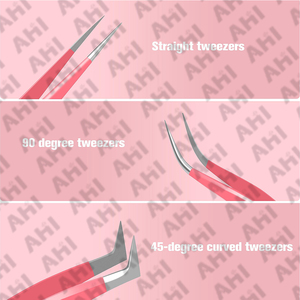 Pinzas de Volumen para Extensión de Pestañas de Acero Inoxidable de Alta Precisión Profesional, Pinzas de Volumen Antiestáticas para Extensión de Pestañas - Product Image 3