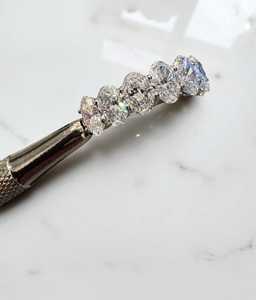 Anillo de Compromiso y Eternidad de Oro Sólido de 14K y 18K con Diamantes Sueltos Ovalados Cultivados en Laboratorio con Certificación IGI E/F VS1 para Mujer - Product Image 1