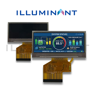 Module LCD TFT RVB 18 bits de 2,9 pouces 320x120 avec CI de pilote ST7272A à 54 broches, luminosité de 300 cd/m² - Product Image 1