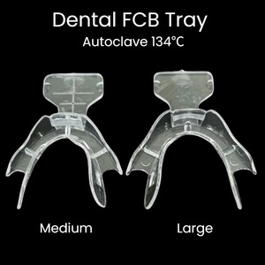 BAFA SURGICAL INSTRUMENTS Bandejas de impresión dental FCB con marco recortado, sin estrés, autoclavables, con agarre manual estriado - Product Image 2