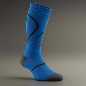 Men's <b>Black</b> Athletic <b>Socks</b> With Green Accents Knitted Anti-Slip <b>Sports</b> <b>Socks</b> Summer Standard Thickness - Product Image 2