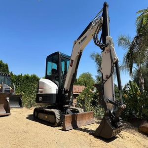 Miniexcavadora hidráulica auxiliar práctica Bobcat E32 adaptable para la mejora de terrenos agrícolas y la reparación de caminos rurales - Product Image 5