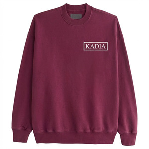 เสื้อสเวตเชิ้ตผ้าฝ้ายเฟรนช์เทอร์รี่คุณภาพสูง 380gsm 100% ระบายอากาศได้ดี คอวี แบบเรียบ สำหรับผู้ชายและผู้หญิง ขายส่ง - Product Image 4