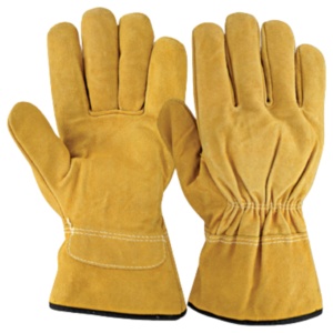 High Quality Cowhide Split Leather <b>Driver</b> <b>Gloves</b> Breathable Anti-static Adjustable Wristlet Industrial Safety Work Wear - Product Image 1