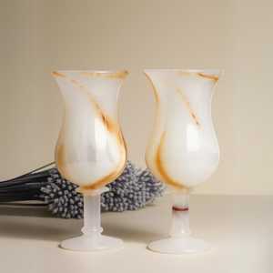 Ensemble de verres à vin en onyx faits à la main, gobelets uniques en pierre naturelle, vaisselle de bar de luxe, cadeau, décoration de mariage et de maison - Product Image 5