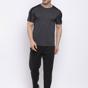 Conjunto Deportivo de Verano para Hombre de Dos Piezas, 100% Algodón, Sólido, Ligero, Transpirable, de Secado Rápido, con Pedrería, de Alta Calidad - Product Image 1