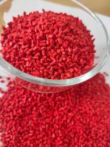 Precio de Fábrica EVOPLAS VIETNAM Hung Yen Gránulos de Plástico Reciclado Rojo PP HDPE Grado Film - Product Image 1