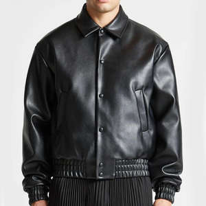 Chaquetas de cuero para hombre de nuevo diseño, color personalizado, chaquetas de cuero estilo streetwear para hombre, ideales para viajes y actividades al aire libre. - Product Image 5