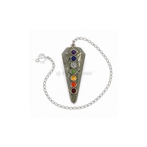 Pendule en Calcite Orange 7 Chakras, Pendule de Guérison des Sept Chakras, Pendule Artisanale pour Chakras, Outil de Radiesthésie en Pierres Précieuses, Vente en Gros Inde - Product Image 6