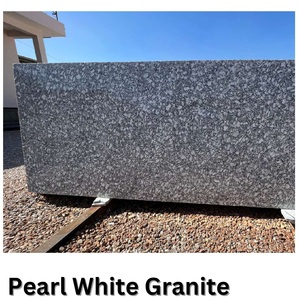 Dalles de granit blanc brillant naturel pour revêtements de sol et murs intérieurs et extérieurs, espaces de salle de bain et maisons contemporaines - Product Image 5