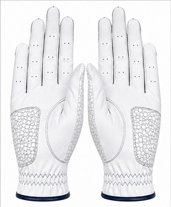 Gant de golf en cuir Cabretta d'Indonésie pour hommes et femmes, respirant, doux, antidérapant, pour la main gauche, accessoires de golf, logo d'usine - Product Image 1