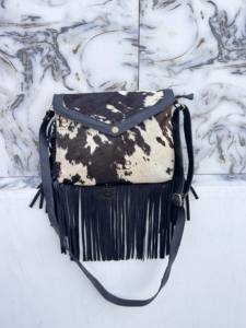Nouveau sac à main de créateur fait à la main en fourrure de vachette avec franges sacs à franges Gypsy Stylish Vintage Hair on Hair Bags pour femmes - Product Image 4