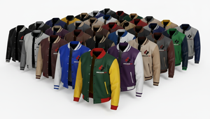 Veste décontractée pour homme, style universitaire, en mélange de coton, boutonnée, color block, légère, tendance streetwear, vente en gros - Product Image 6