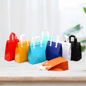 Customized Velcro Non Woven Fabric Insulated 150g 200g <b>Lunch</b> <b>Bag</b> Custom Zipper Cooler <b>Bag</b> Vietnam OEM/ODM - Product Image 1