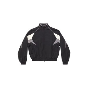 Trajes de chándal de nailon personalizados 2026 con cremallera para hombre, cortavientos de poliéster holgado, fabricante de chándales cortavientos - Product Image 3