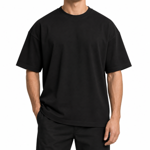 T-shirt pour homme, couleur personnalisée, tissu en molleton 100% coton, 220g, coupe classique pour adulte, écologique, respirant, séchage rapide - Product Image 1