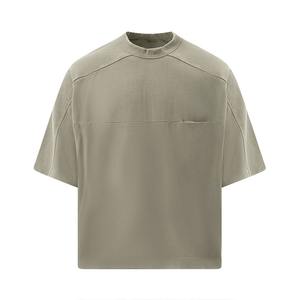Nueva Camiseta Casual de Estilo Desgastado con Estampado de Letras Grandes, Corte Holgado, 100% Algodón, 200g, Jersey de Algodón para Hombre - Product Image 5