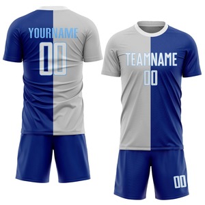 เสื้อฟุตบอลแบบซับลิเมชั่นสั่งทำพิเศษ แขนยาว สีไล่ระดับดำขาว พิมพ์ชื่อทีมและหมายเลข ระบายเหงื่อได้ดี ทรงสปอร์ตสำหรับผู้ใหญ่ ใส่ได้ทั้งชายและหญิง - Product Image 4