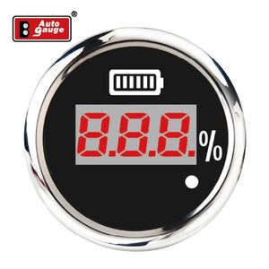 52 mm Electrical Red LED Battery Gauge Warning - Product Image 1
