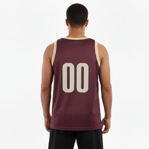 Professional Basketball Uniform Set Custom Sublimation Printed Basketball Jersey Casual Men's Basketball Wear - Product Image 3