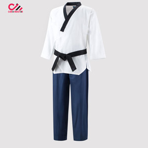 Uniforme de Taekwondo Informal de Moda, Venta Directa de Fábrica al Por Mayor, 100% Algodón Elástico, Ligero, de Secado Rápido, con Logotipo Personalizado - Product Image 1