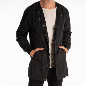 เสื้อแจ็คเก็ตบอมเบอร์ผู้ชายแบบกันน้ำ ปี 2026 ดีไซน์ใหม่ พร้อมซิป สกรีนโลโก้ตามสั่ง - Product Image 4