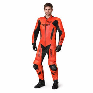 Combinaison de moto en cuir professionnelle haut de gamme personnalisée 2026, une pièce, équipement de sécurité pour la conduite à moto, combinaison de moto pour la piste - Product Image 3