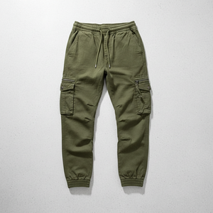 Pantalones Cargo Jogger para Hombre, Estilo Urbano con Múltiples Bolsillos, Puños Elásticos, Pantalones Cargo Tácticos de Fabricante - Product Image 4