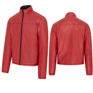 Dernières vestes matelassées en cuir personnalisées avec logo, manteau matelassé pour homme résistant au froid, vêtements d'extérieur de haute qualité, veste d'hiver authentique - Product Image 2