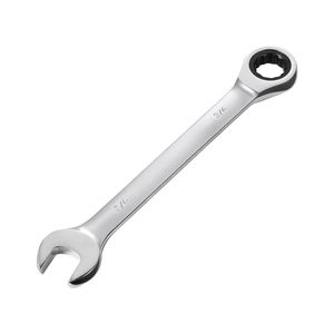 Set di 16 Chiavi Combinate SAE con Cricchetto a 72 Denti in Acciaio Cr-V, Misure Chiare, Confezione in Sacchetto Arrotolabile - Product Image 1