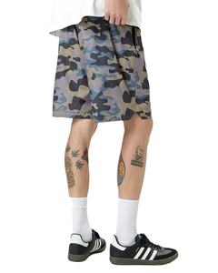 กางเกงขาสั้นลายพรางสำหรับผู้ชายกางเกงแนวสตรีทเอวยางยืดลำลองฤดูร้อนผ้าโพลีเอสเตอร์ระบายอากาศได้ดีแห้งเร็วสำหรับกลางแจ้ง100% - Product Image 5